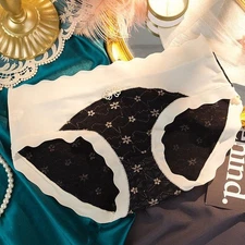 Stylish Lace Seamless Mid Waist Briefs for Women Perfect for Daily Wear