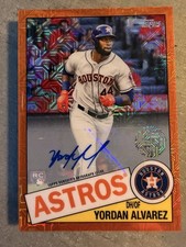 2020 Topps Chrome Update Yordan Alvarez Silver Pack Orange AUTO RC/25 SSP Mint💎
