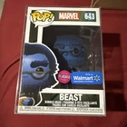 Funko Pop! Vinyl: Marvel - Beast (Flocked) - Walmart (Exclusive) #643