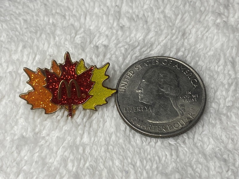 McDonald’s Crew Enamel Pin ‘Fall Leaves’