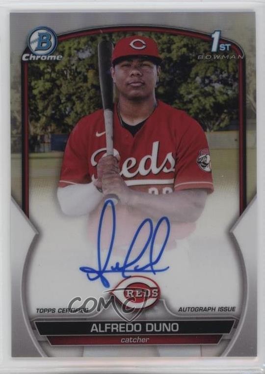 2023 Bowman Chrome Prospect Auto Refractor /499 Alfredo Duno #CPA-ADU Auto