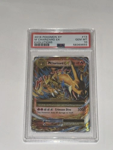 2016 Pokemon XY M Charizard Ex Evolutions #13 PSA 10 Gem Mint