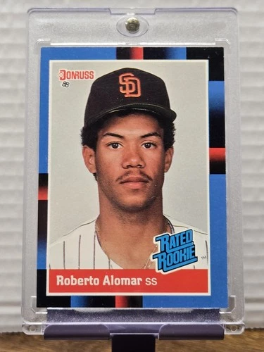 1988 ROBERTO ALOMAR Donruss Rated Rookie #34!
