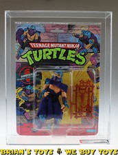 1988 Playmates TMNT Series 1   10 Back Shredder Soft Head Action Figure AFA 75