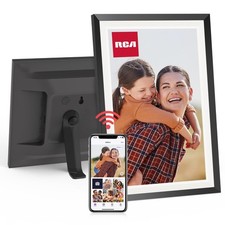 10.1" WiFi Digital Picture Frame - HD Touch Screen, 32GB Storage, Auto Rotate, W