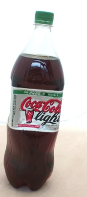 COCA-COLA© - BOUTEILLE PLEINE 1,5L PLASTIQUE LIGHT BELGIQUE 2000 - Photo 1/4