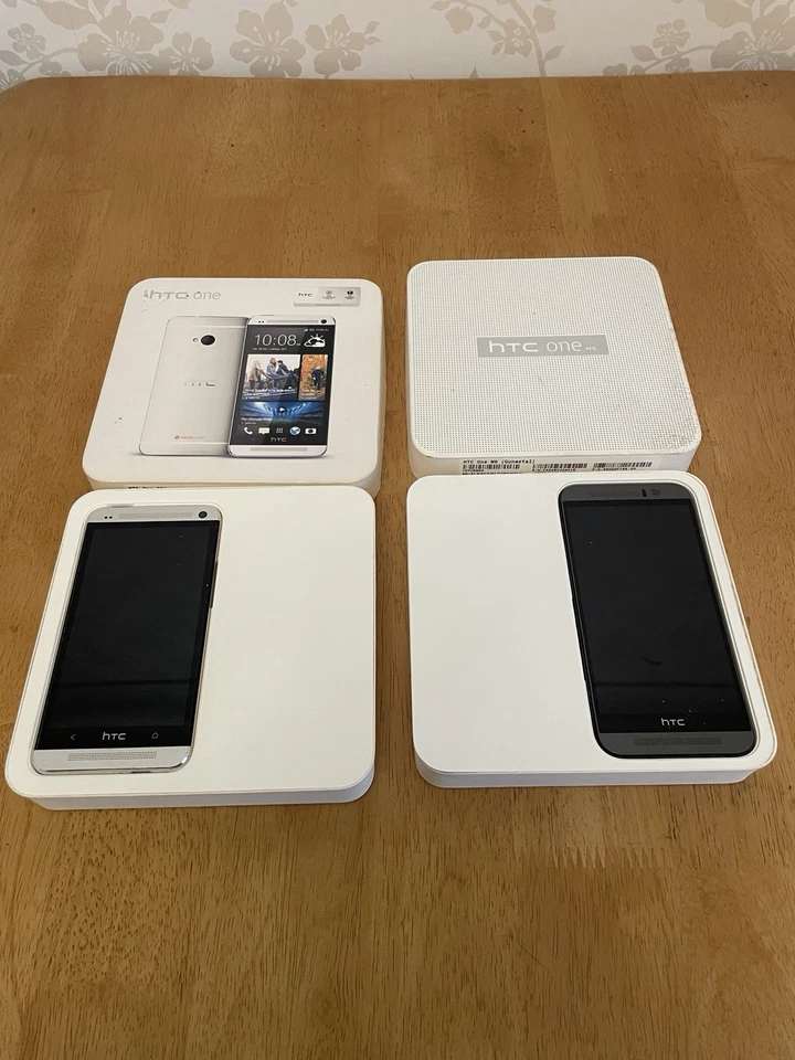 HTC One Mobile Phones X 2 Boxed, Parts Untested  - Image 2 of 4