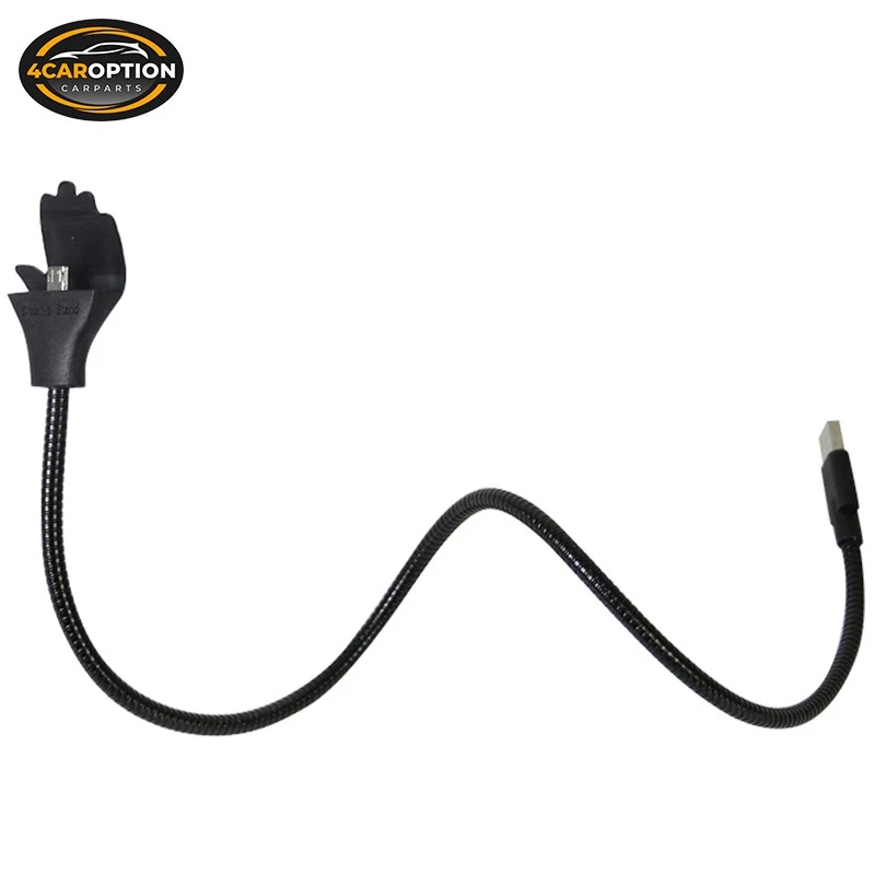 Cable de carga cargador USB Fexible Twister negro para Android Samsung LG Sony Foto 3 de 4