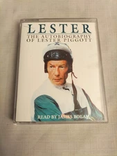 1995 Lester Piggott autobiography audio book double cassette read by James Bolam