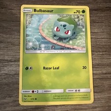 Bulbasaur 1/73 LP Shining Legends English Pokemon Card TCG