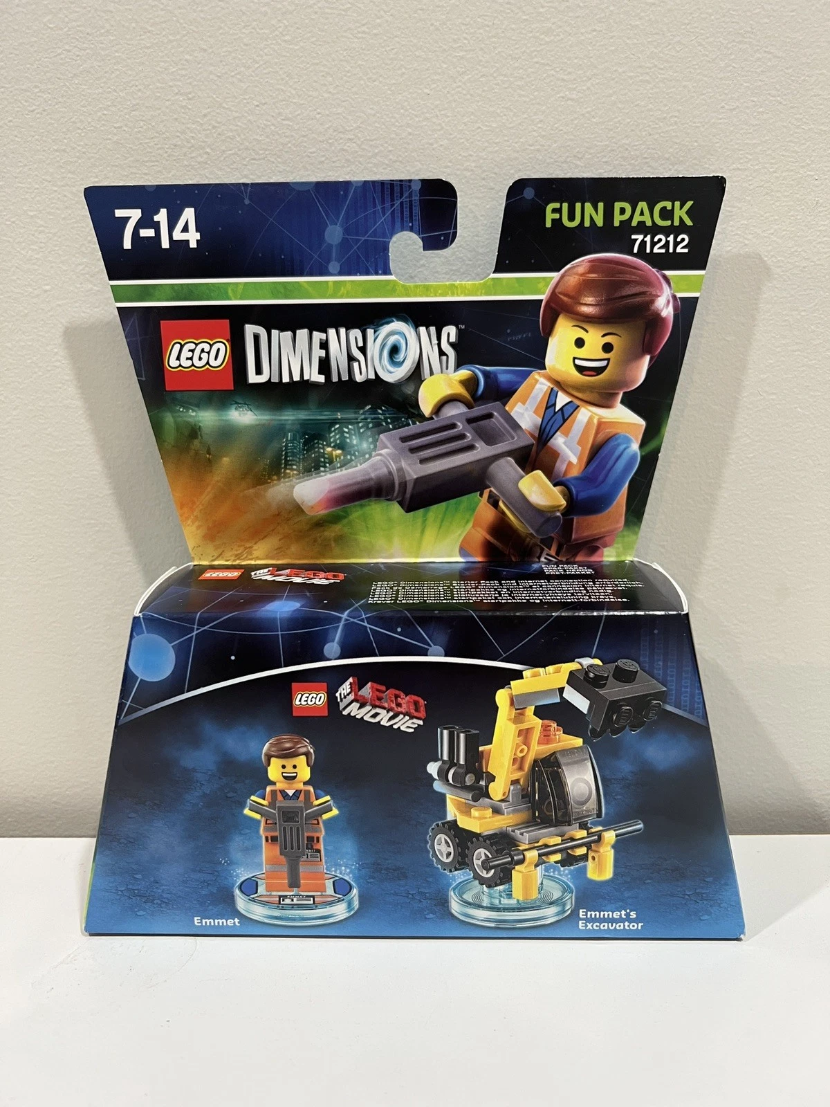 Lego Dimensions 71212 Lego Movie Emmet & Emmet's Excavator New Sealed