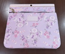 Love Shack Fancy x Target Yoobi Hibiscus Pencil Case / Accessory Pouch Lavender
