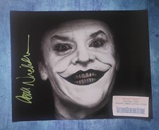 Jack Nicholson Hand Signed 11x14 Photo COA The Joker NO US TARIFFS