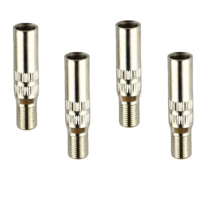 4PCS 39mm Chrome Tyre Wheel Valve Extension Caps Stem For Car Truck Van Parts*