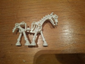 Lego White Skeleton Horse Minifigure Skeletal Animal Castle Fantasy Era