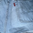 Levi's 501 Shorts womens 34 Blue Distressed Cutoff Button Fly Frayed Hem Denim — photo 6