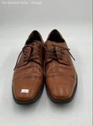 Johnston & Murphy Mens Brown Leather Square Toe Oxford Dress Shoes Size 11 — photo 1