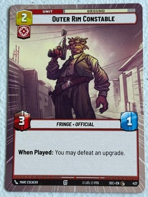 Outer Rim Constable (Hyperspace) 427 C Secrets of Power