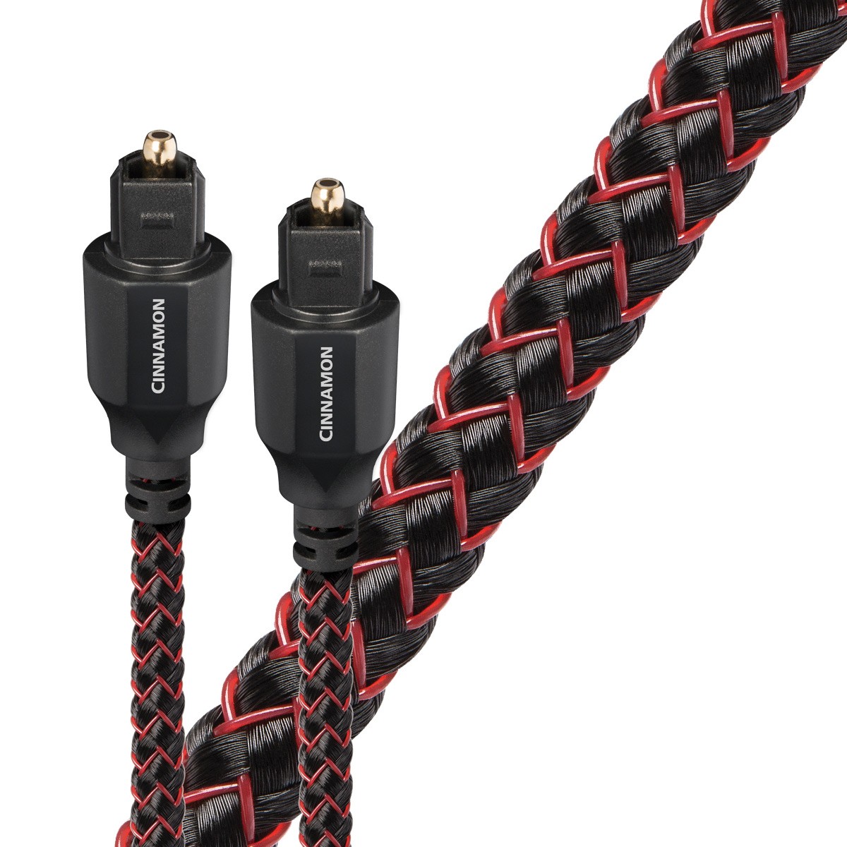 Волоконно-оптический цифровой аудиокабель AudioQuest Cinnamon Toslink 492 фута 15 м 21390₽