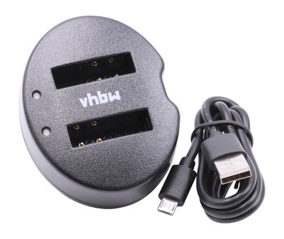 Akku Ladegerät für Nikon Keymission 360 170 Dual Micro-USB