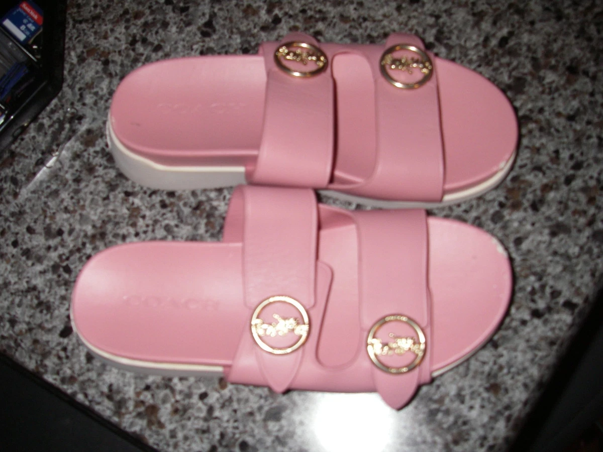 Coach Pink Sandals for Women for sale - eBay