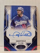 Gary Sheffield 2025 Topps Tier One Blue Foil Prime Performers On-Card Auto /99
