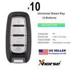Xhorse XSCH01EN For Chrysler Style Smart Remote Key XM38 4 Buttons For VVDI Tool