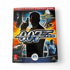 007 Agent Under Fire Playstation 2 PS2 Xbox Gamecube Strategy Guide Book GUC