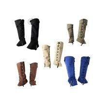 Medieval Pirate Boot Covers Leg Gaiters for Themed Parties Stage Performance
