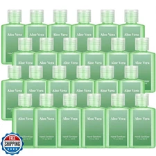 Frienda 24 Pcs Mini Hand Sanitizers Bulk Aloe Vera Refreshing Gel