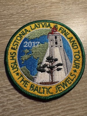 USLHS  Tour of Estonia Latvia Finland Baltic Jewels 2017  Patch FREE SHIPPING