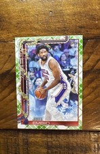 2025-26 Topps Holiday - Joel Embiid #H18 Green Plaid