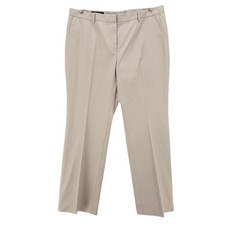 BROOKS BROTHERS Advantage Chino Flat Front Pants 100 Cotton Khaki Beige Size 16