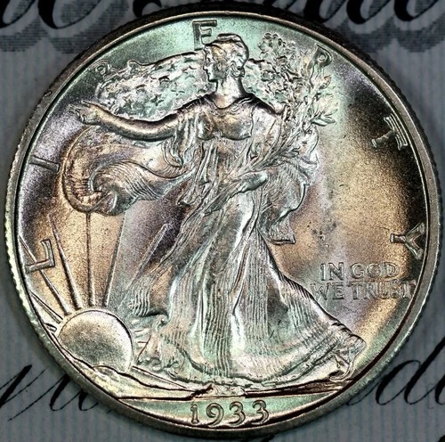 1933-S SUPERB+ GEM BU MS WALKING LIBERTY HALF-DOLLAR DC430 FROM MATTHEWS HOARD