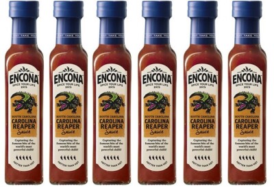 6er Pack - ENCONA Carolina Reaper Chilli Sauce (6x 142ml) | Scharfe Chili Sauce