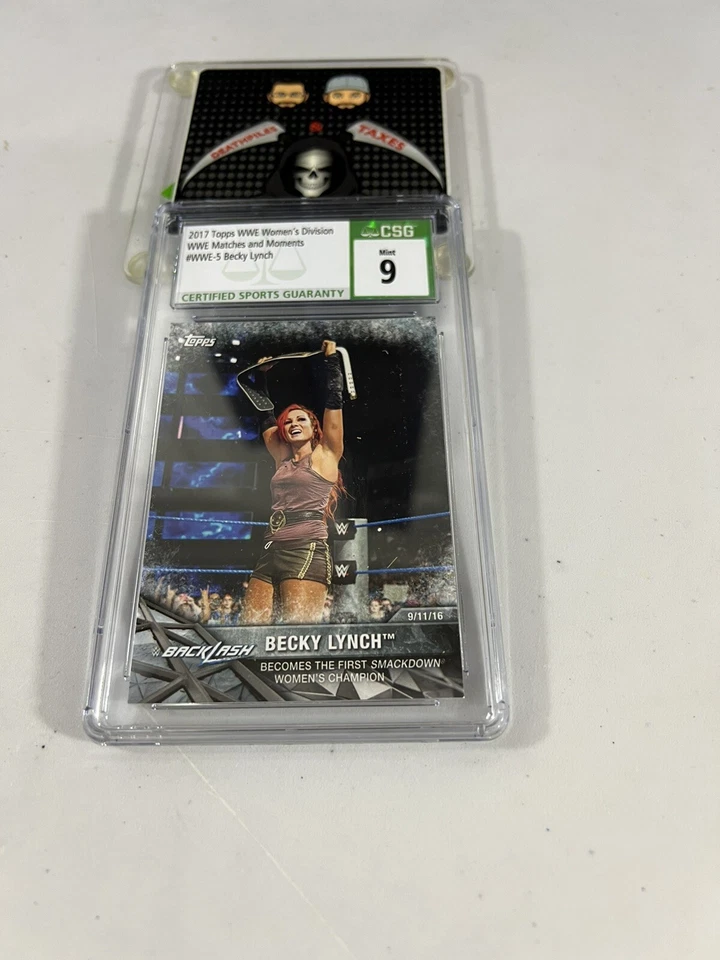 becky lynch 2017 topps wwe women’s division matches and  moments wwe-5 csg 9 - Image 4 of 4