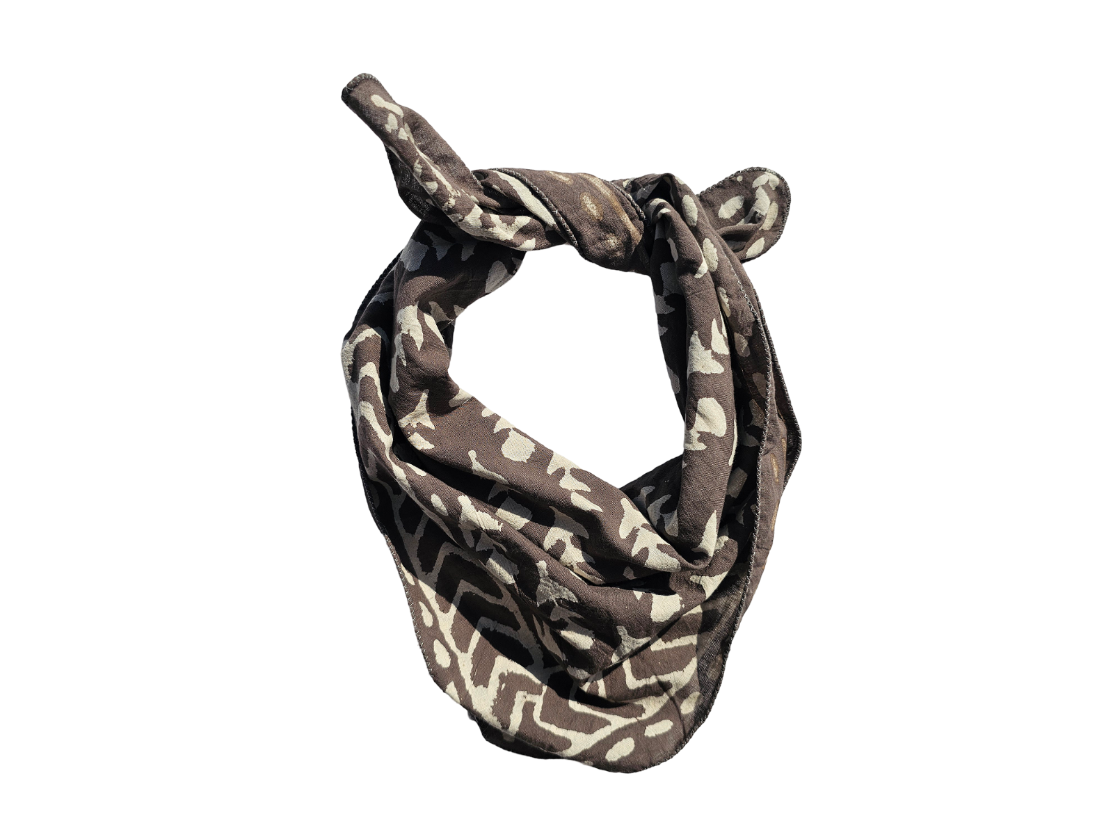 Boho Cotton Neck Scarf Soft Bandana Neckerchief for Women