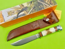 US Marble's Expert II Hunting Bowie Knife w/ Sheath Box