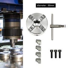 4 ganasce mandrino a tre ganasce 80 mm mandrino a quattro ganasce Pr?cision tornio Chuck