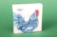 "Ihr Servietten \"Blue Plumage\" Cocktail Serviette 25X25 20 St. FrüHstüCk Hahn"