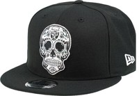 New Era Las Vegas Oakland Raiders Sugar Skull Black Snapback Cap 9Fifty Osfa