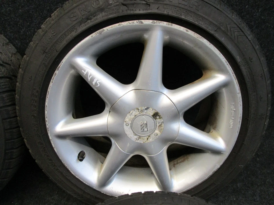 15" Mille Miglia Alufelgen Winterreifen 195 50 VW Passat 35I 7x15 ET30 5x100 - Bild 3 von 4