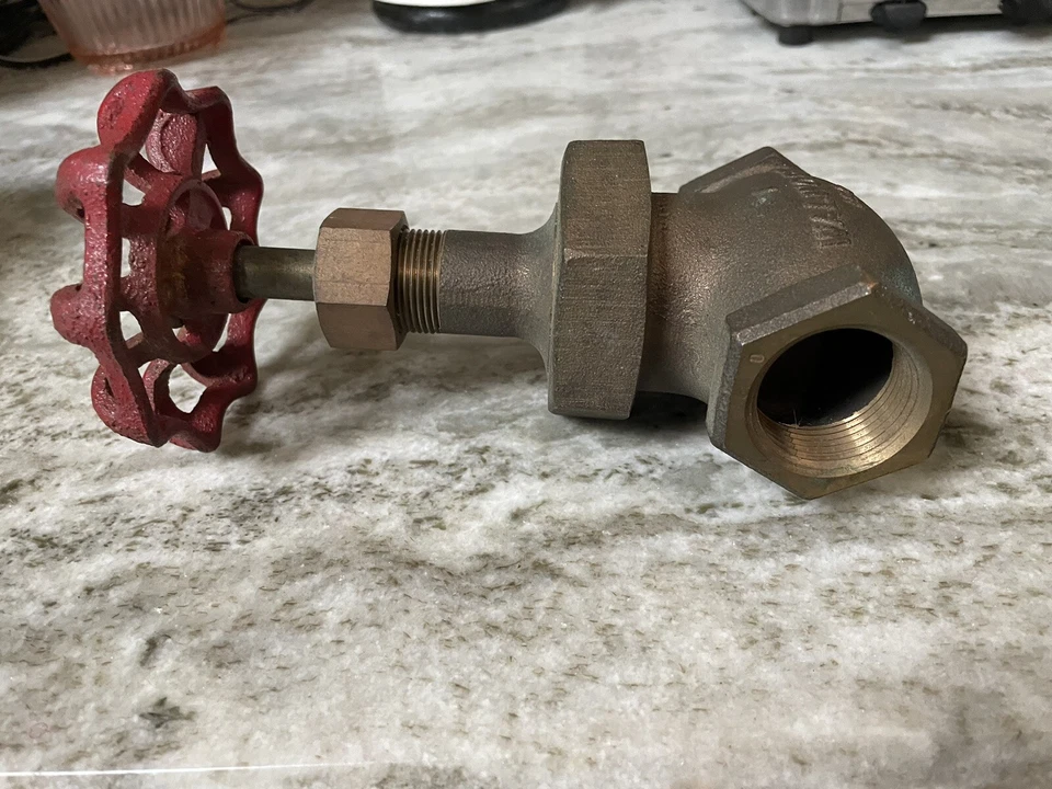 Walworth Brass Gate Valve No. 95, Never Used, 1” Thread, 150 Rating, See Desc. - Image 4 of 4