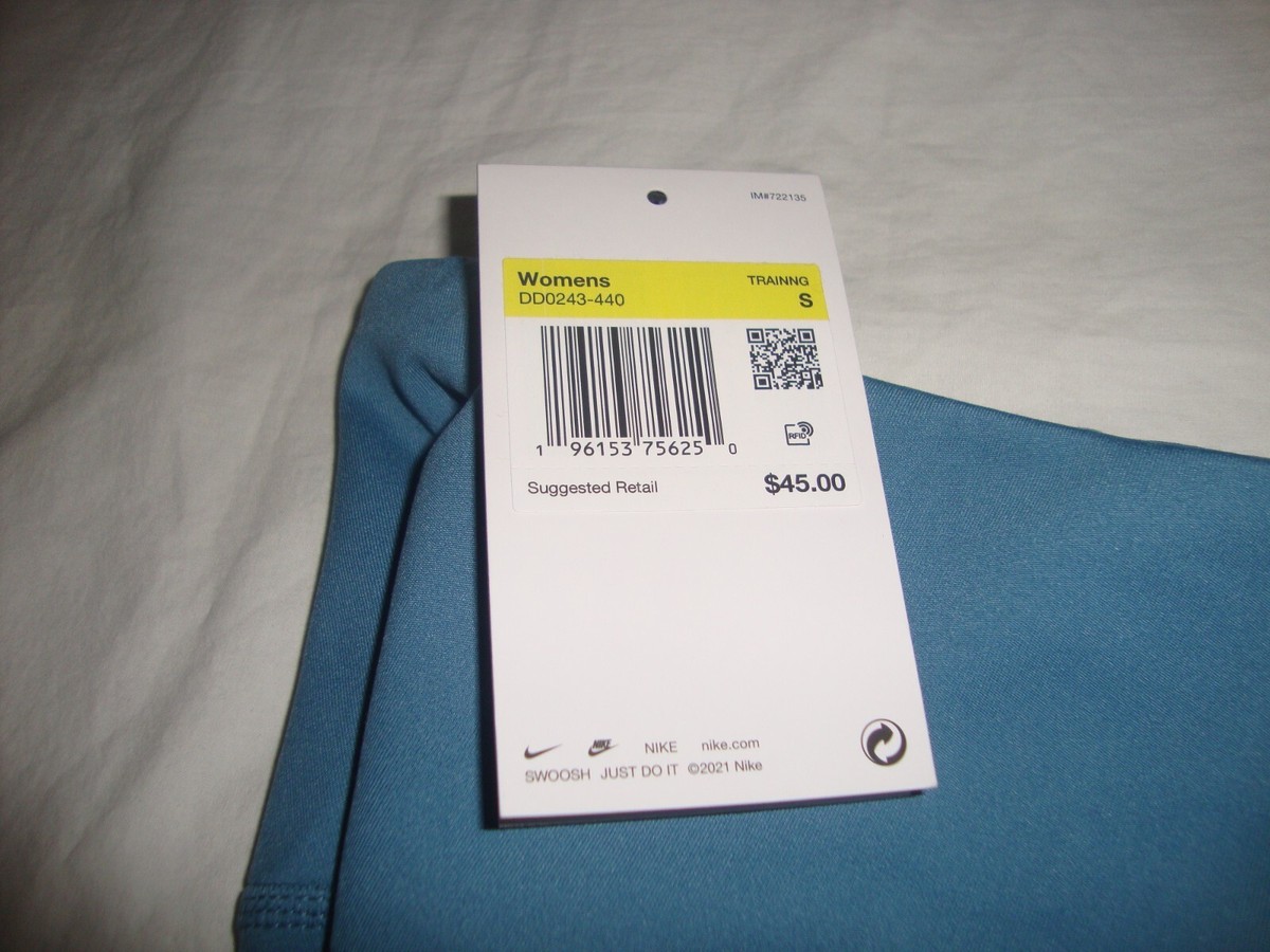 New Women Dri Fit Nike One DD0243-440 Mid Rise 7