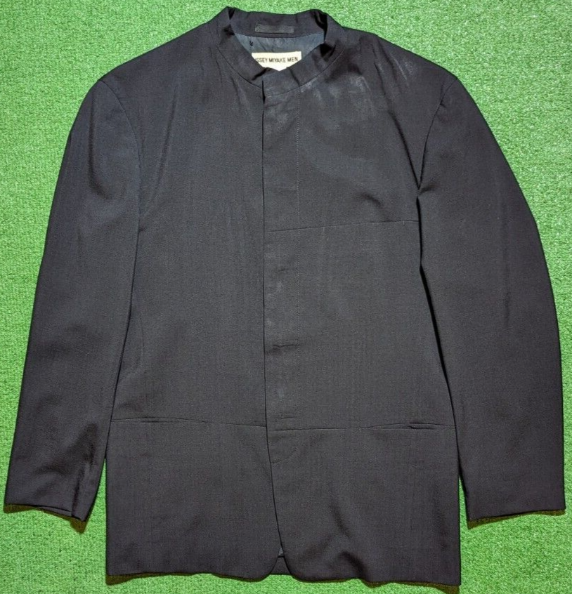 Issey Miyake Men Mandarin Collar Wool Jacket Men's Size 3 | eBay Issey Miyake Men Mandarin Collar Wool Jacket Men's Size 3 | eBay