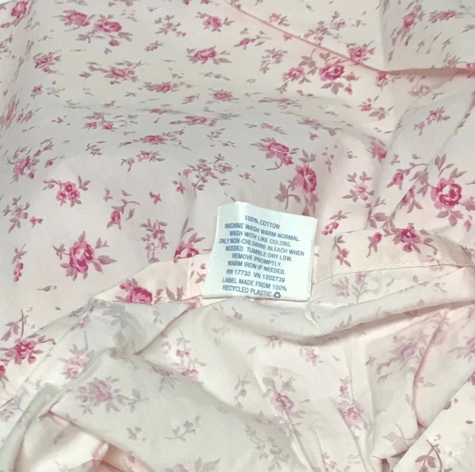 SHABBY CHIC Ashwell PILLOW SHAM (1) RAMO DE RUBOR Rosa Ditsy COMPLETO Foto 3 de 3