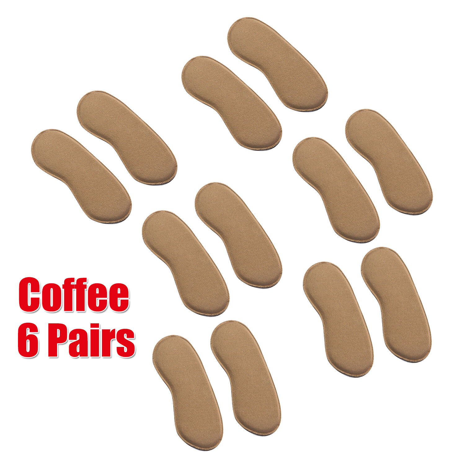 6 pairs Heel Insole Heel Protectors Heel Pads Shoe Liner Shoe Inserts Heel Grip eBay