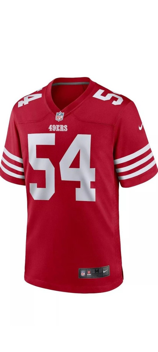 NWT Fred Warner #54 San Francisco 49ers Nike Home Game Jersey Size