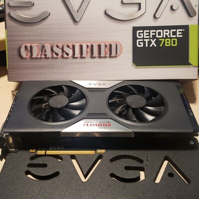 EVGA Nvidia Geforce GTX 780 ''CLASSIFIED'' (03G-P4-3788-KR) GDDR5 SDRAM GPU