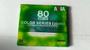 Image of MiniDisc MD Axia 80 MD-in 80 Green Japan 1psc New